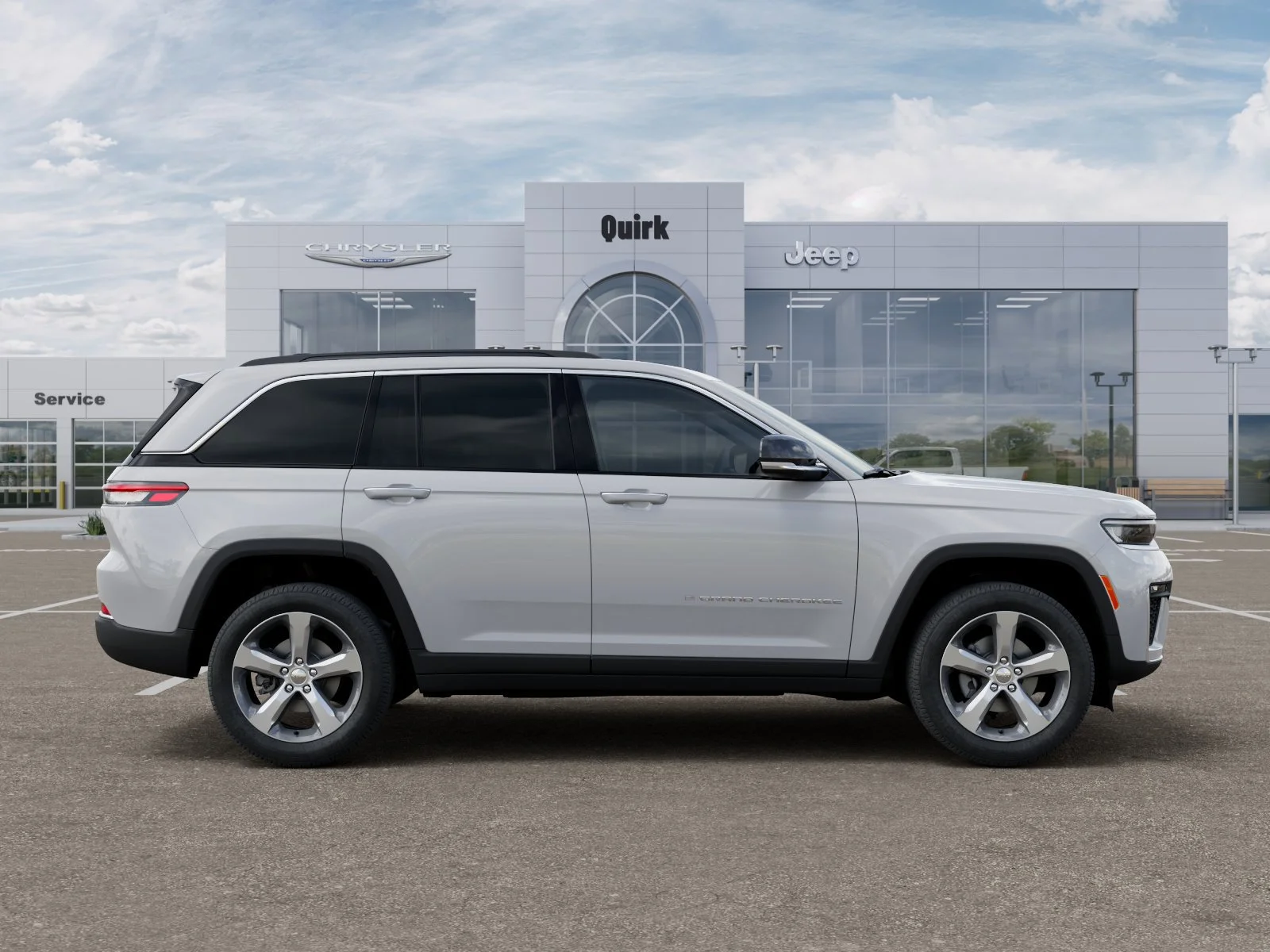 New 2026 Bright White Clear-Coat Exterior Paint Jeep Limited image 21
