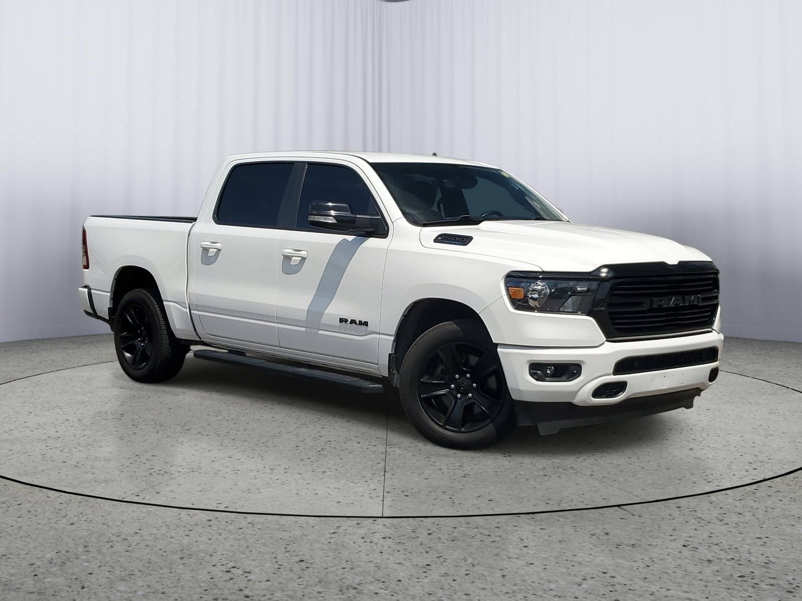 Used 2021 White Ram Big Horn/Lone Star image 1