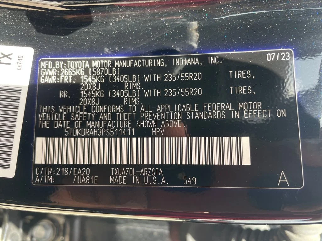 Used 2023 Black Toyota XSE image 30