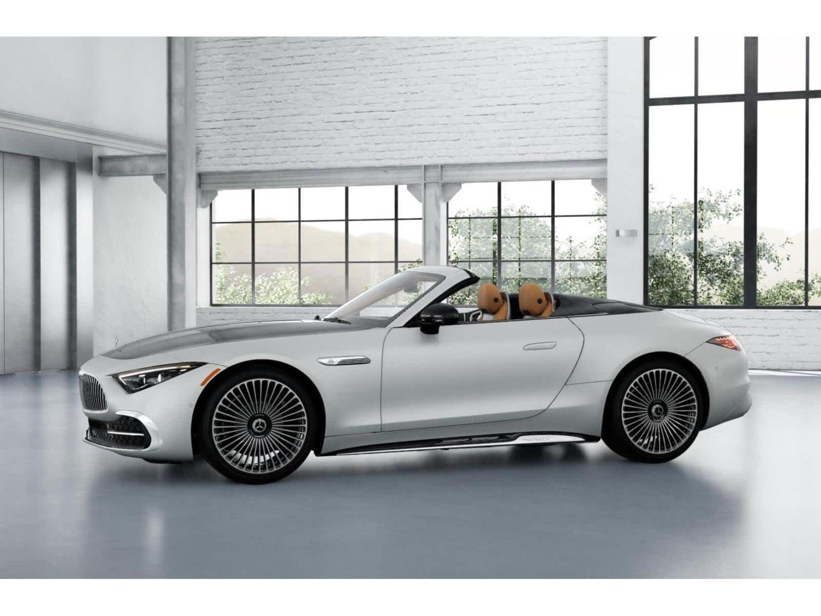 New 2027 MANUFAKTUR Moonlight White Magno Mercedes-Benz Maybach SL 680 Monogram Series image 35
