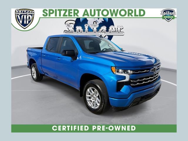 Riptide Blue Metallic 2026 Chevrolet Silverado 1500 RST Crew Cab 4WD Pickup Truck Four-Wheel Drive Automatic