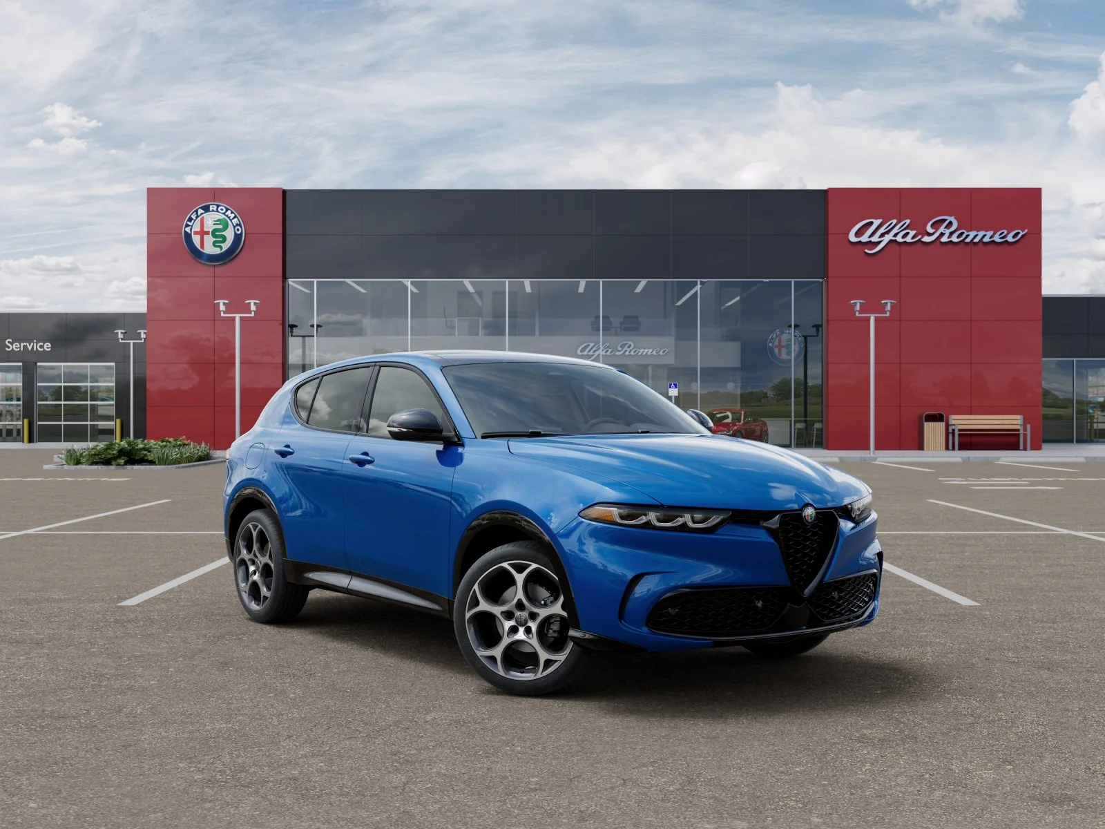 New 2025 Misano Blue Metallic Exterior Paint Alfa Romeo Base image 33