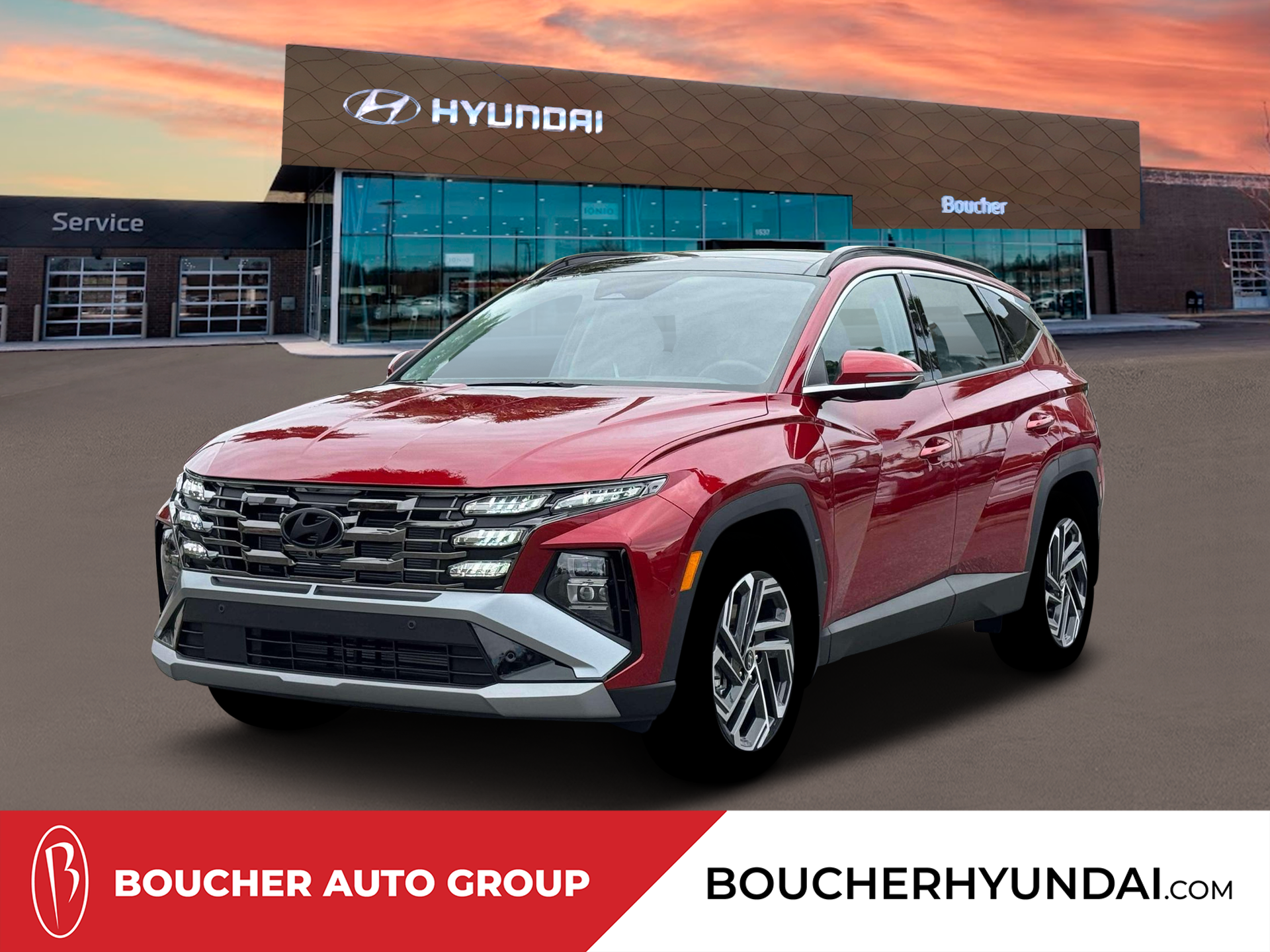 New 2026 Ultimate Red Hyundai Limited AWD image 1