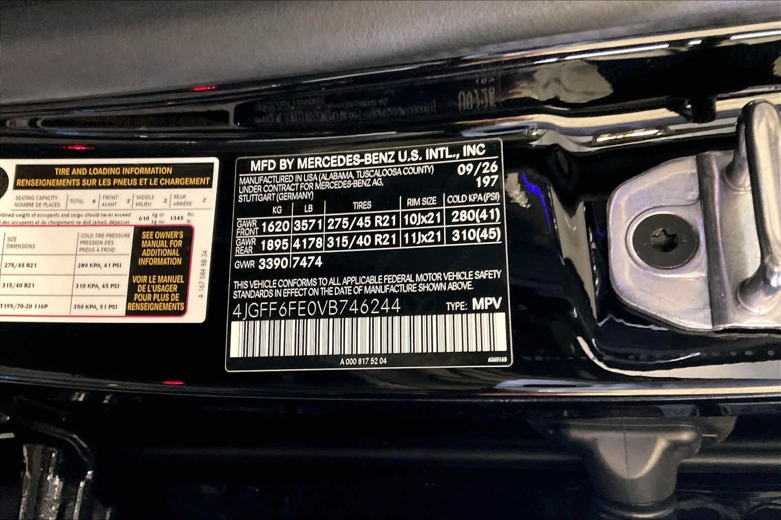 New 2027 Obsidian Black Metallic Mercedes-Benz GLS 450 image 12
