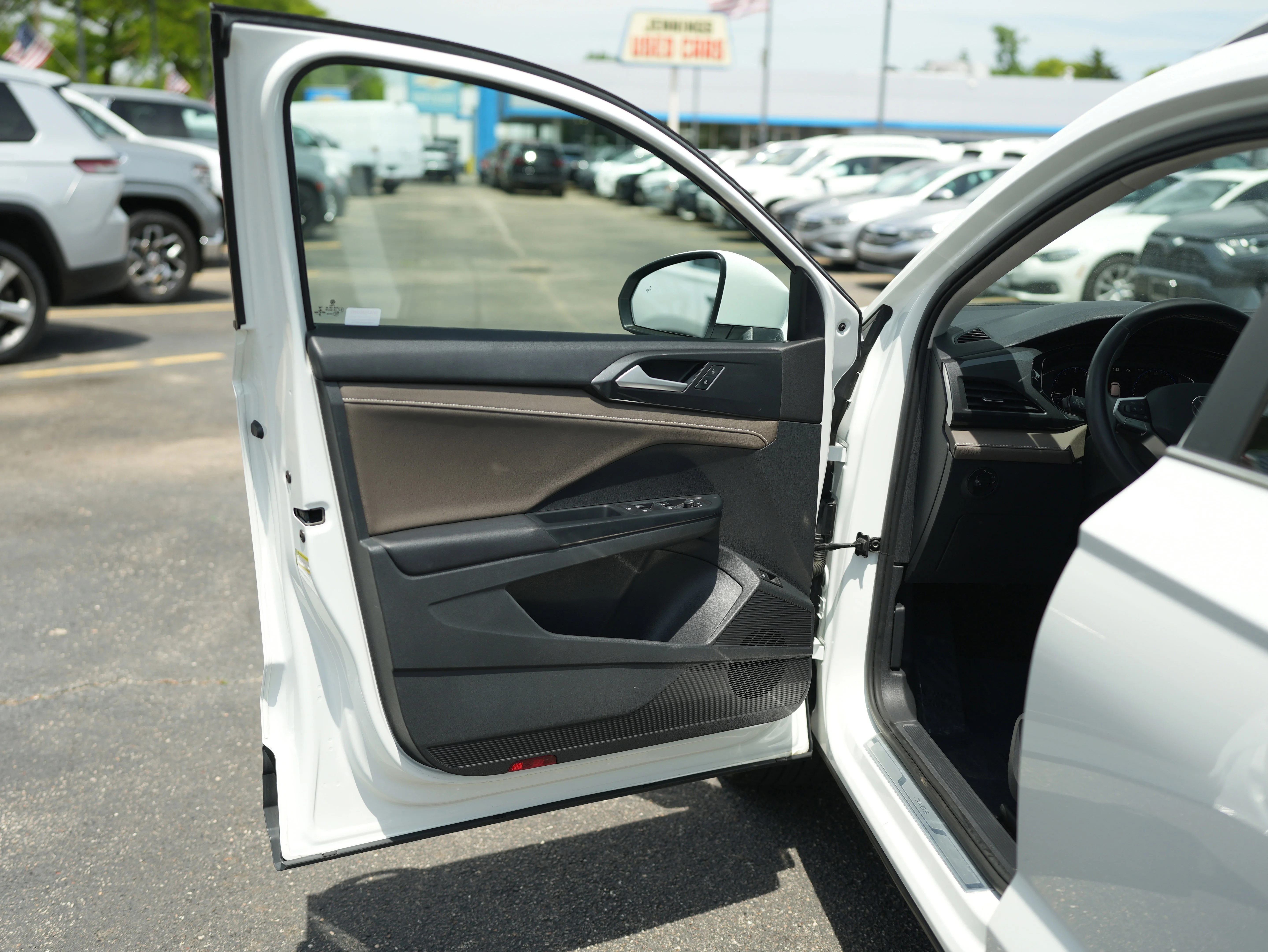 Certified Used 2023 White Volkswagen SEL image 27