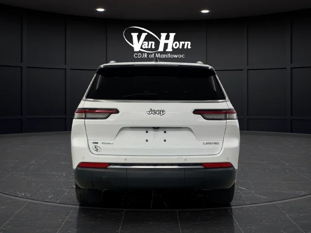 Used 2021 Bright White Clearcoat Jeep Limited image 6