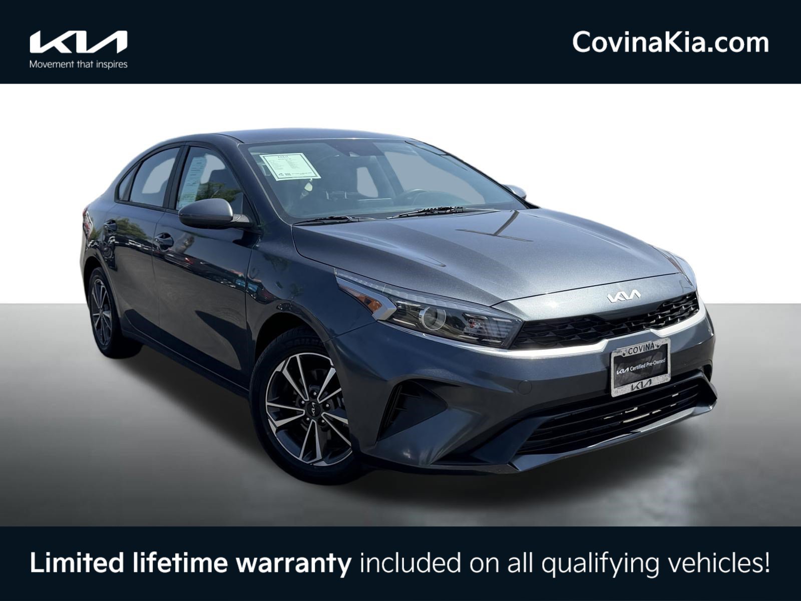 Certified 2023 Kia Forte LXS with VIN 3KPF24AD9PE540185 for sale in Covina, CA
