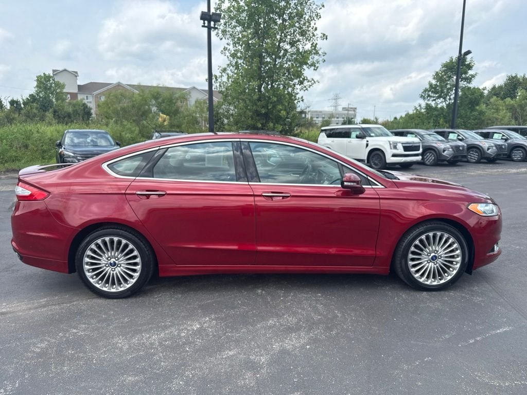 Used 2014 Ford Fusion Titanium with VIN 3FA6P0K91ER382098 for sale in Clarksville, IN