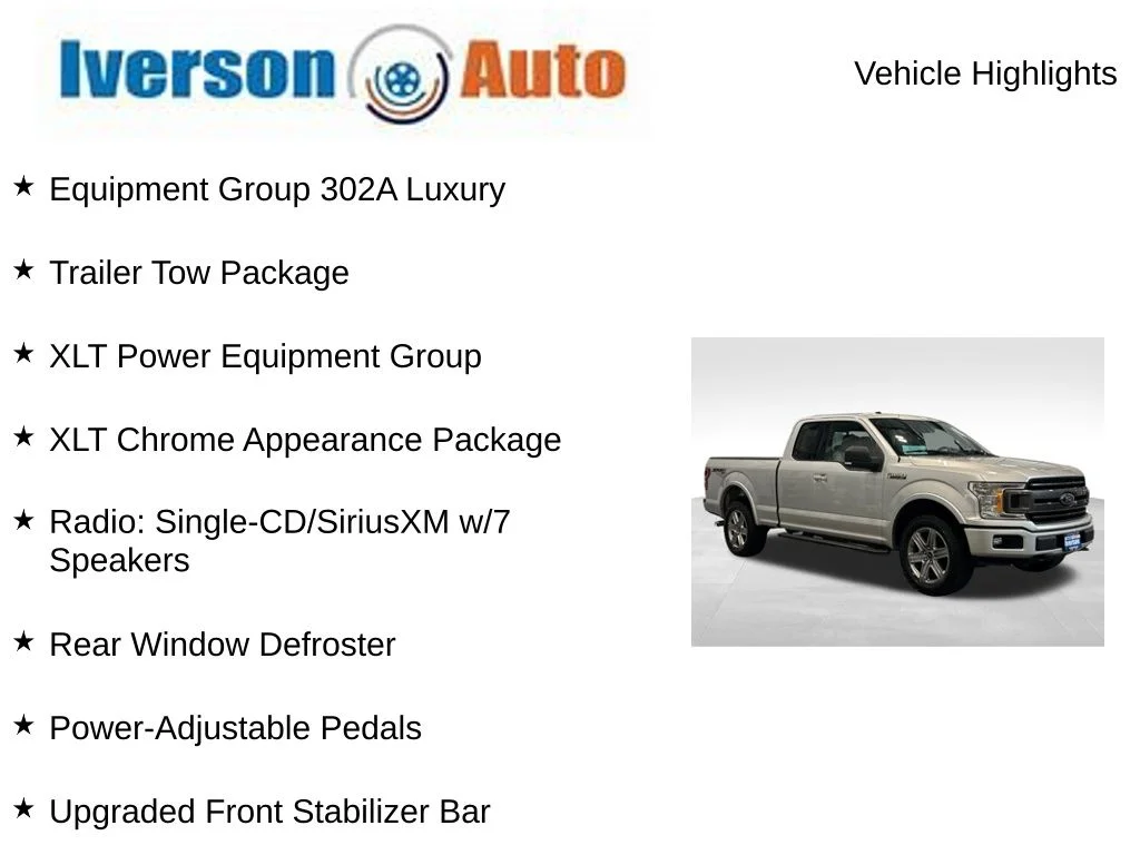 Used 2018 Silver Ford XLT image 2