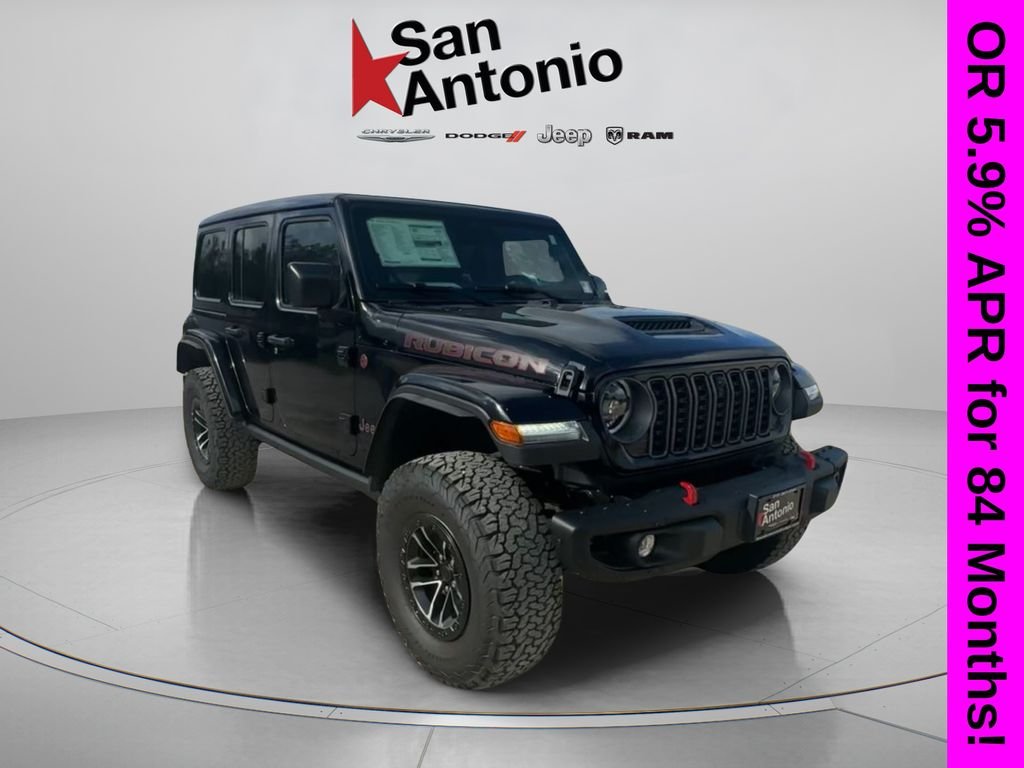 New 2026 Black Clear-Coat Exterior Paint Jeep Rubicon X image 1