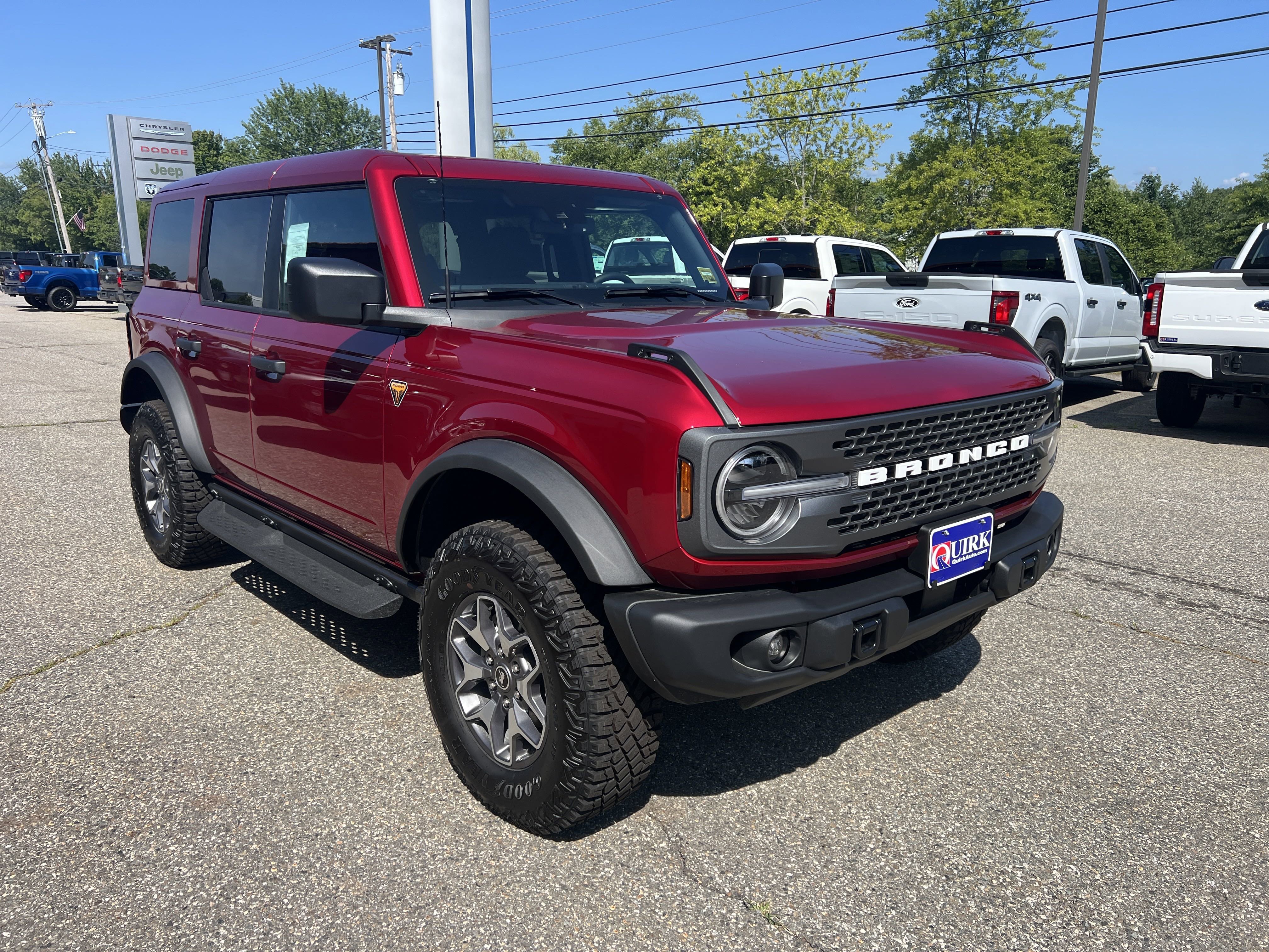 New 2025 Ruby Red Metallic Tinted Clearcoat Ford Badlands® image 3