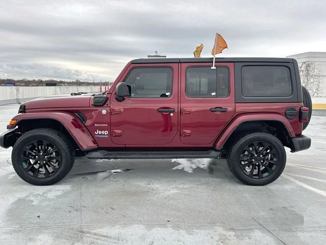 Used 2022 Red Jeep Unlimited Sahara 4xe image 5
