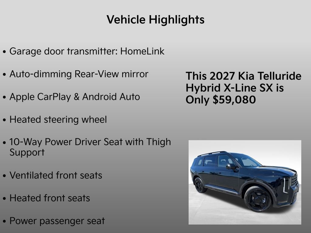 New 2027 Ebony Black Kia X-LINE SX image 36
