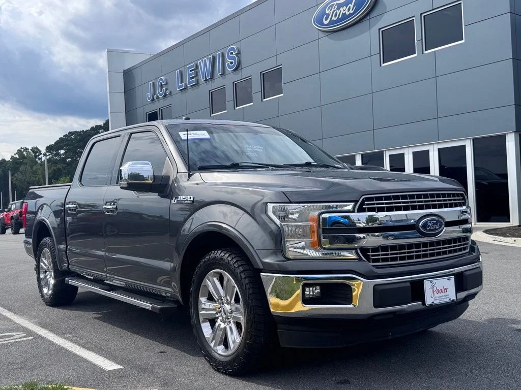 Certified Used 2018 Magnetic Metallic Ford Lariat image 1