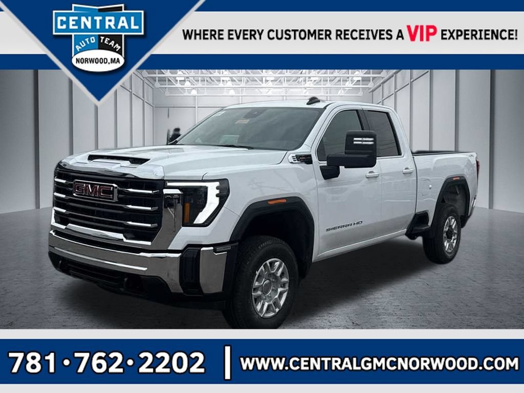 Summit White 2026 GMC Sierra 2500HD Pickup Truck Four-Wheel Drive 