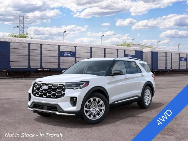 New 2027 Star White Metallic Tri-Coat Ford Platinum™ image 2