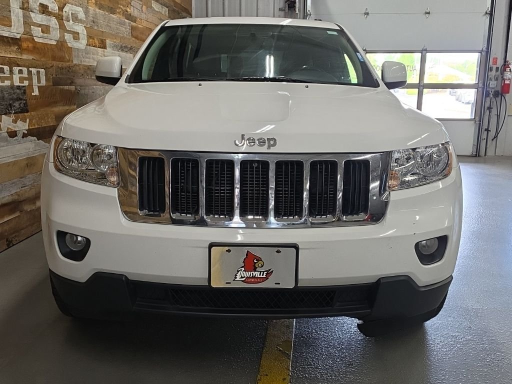 Used 2013 Bright White Jeep Laredo image 3
