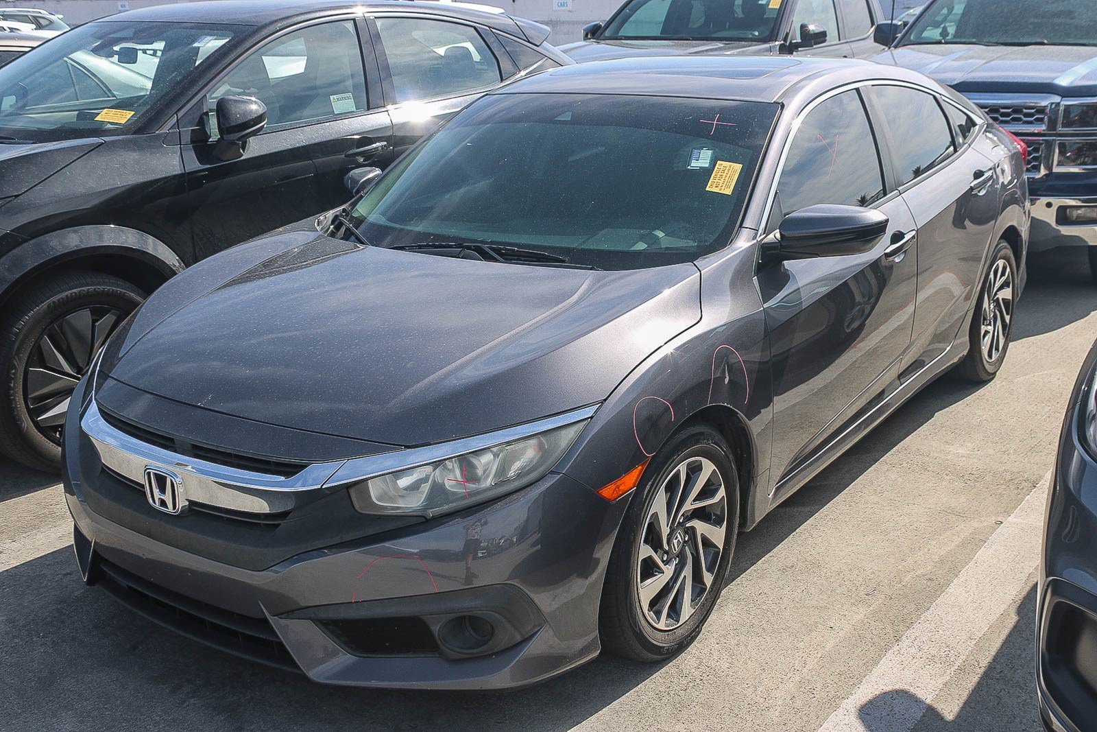 Used 2016 Modern Steel Metallic Honda EX image 5