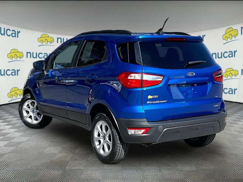 Used 2022 Lightning Blue Metallic Ford SE image 4