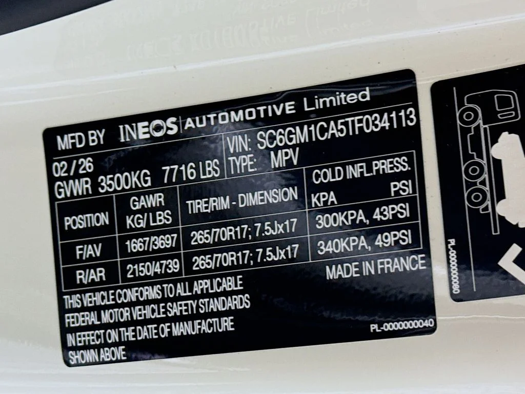 New 2026 White INEOS  image 25