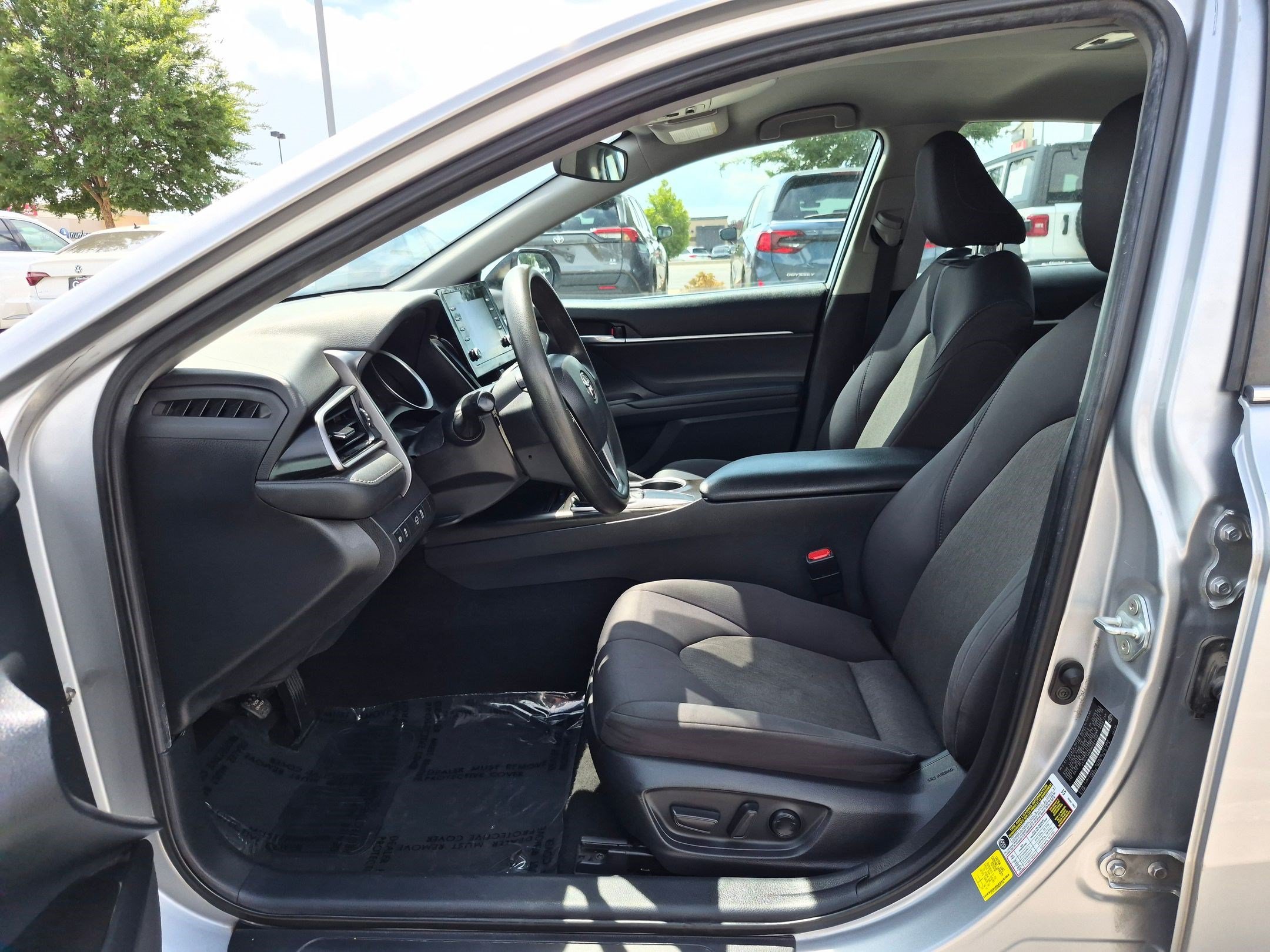 Used 2021 Celestial Silver Metallic Toyota LE image 14