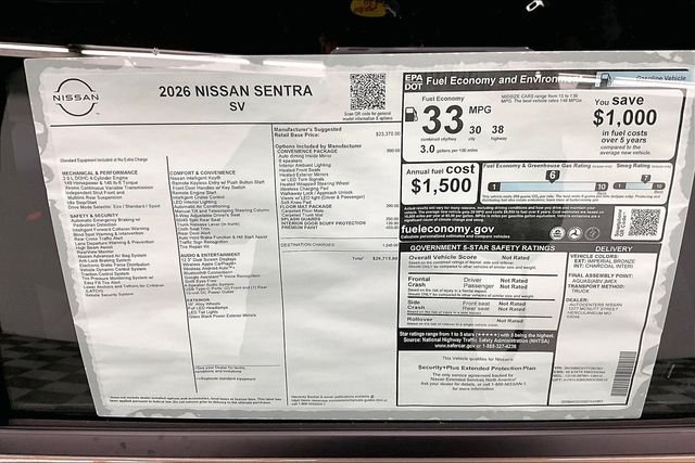 New 2026 Imperial Bronze Nissan SV image 36