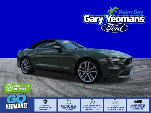 Certified Used 2022 Green Ford EcoBoost Premium image 1