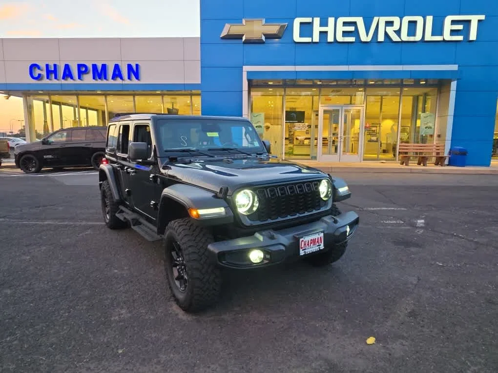Certified Used 2025 Black Jeep Willys 4xe image 1