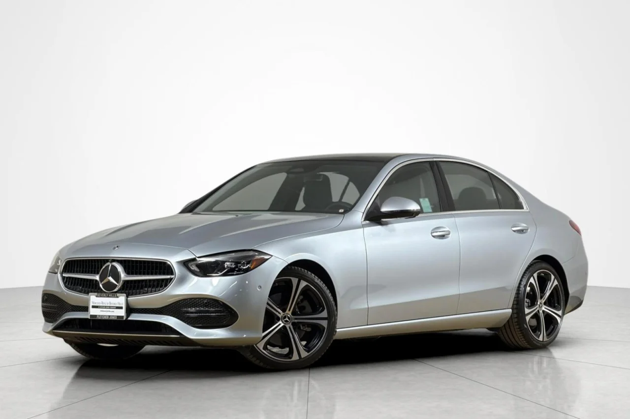 Certified Used 2023 Cirrus Silver Metallic Mercedes-Benz C 300 image 1