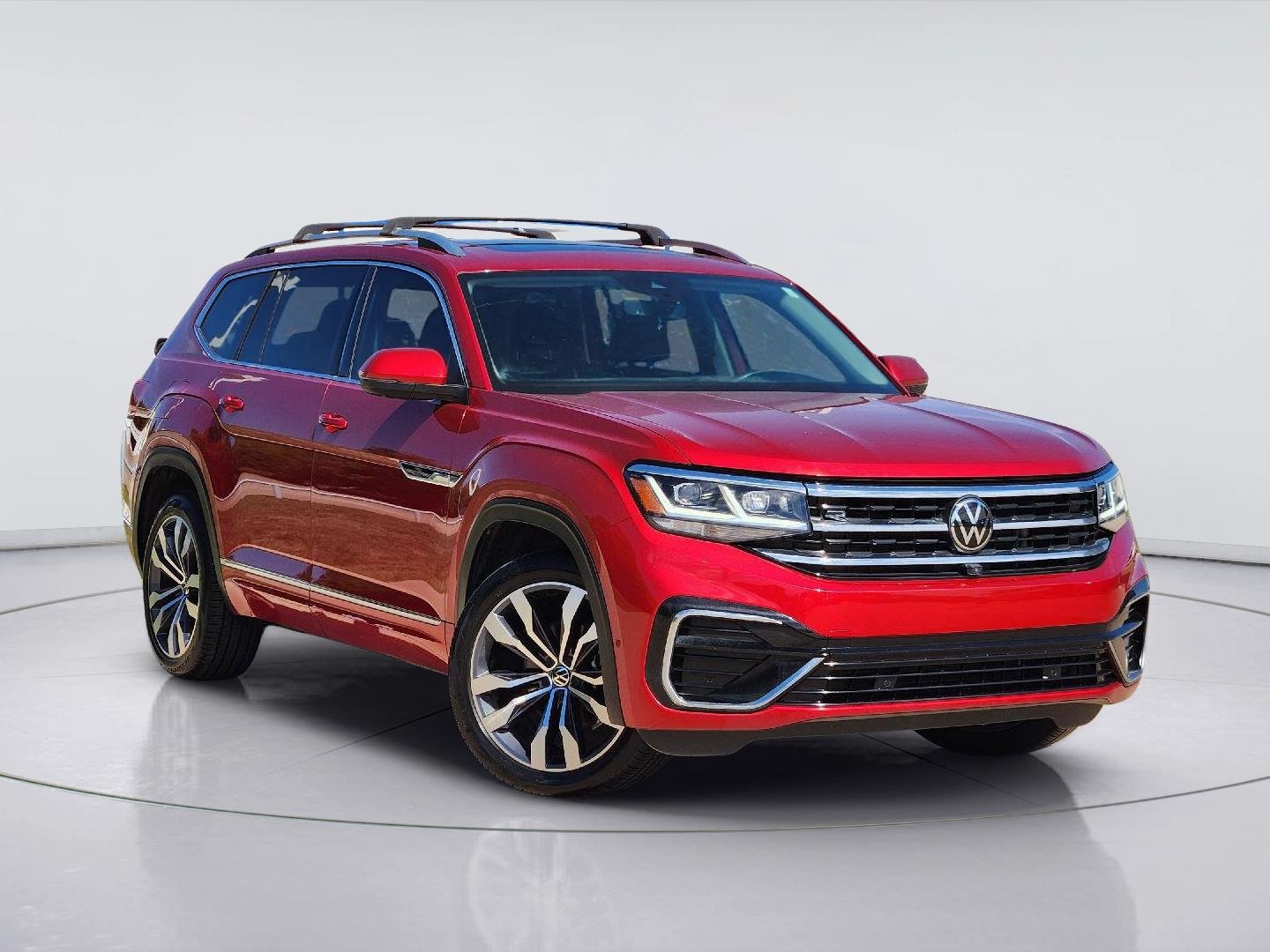 Used 2023 Aurora Red Metallic Volkswagen 3.6L V6 SEL Premium R-Line image 1