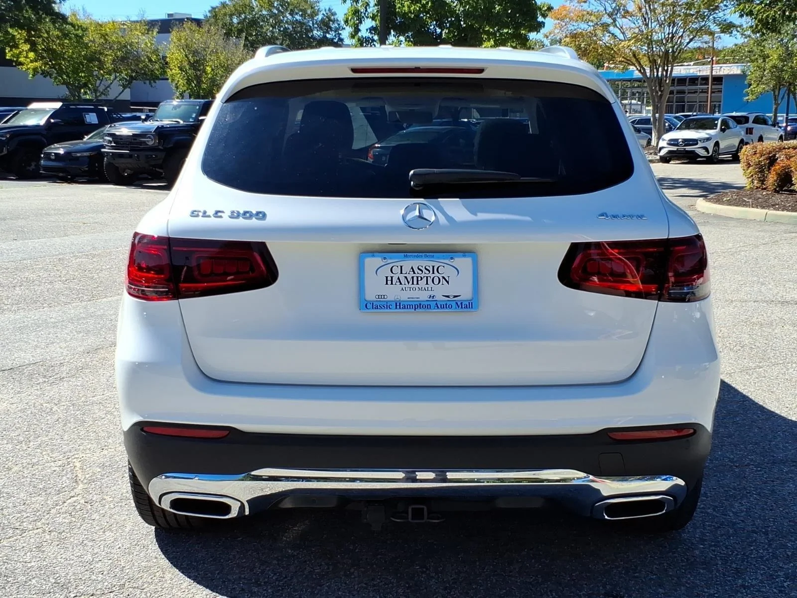 Used 2020 Polar White Mercedes-Benz GLC 300 image 9
