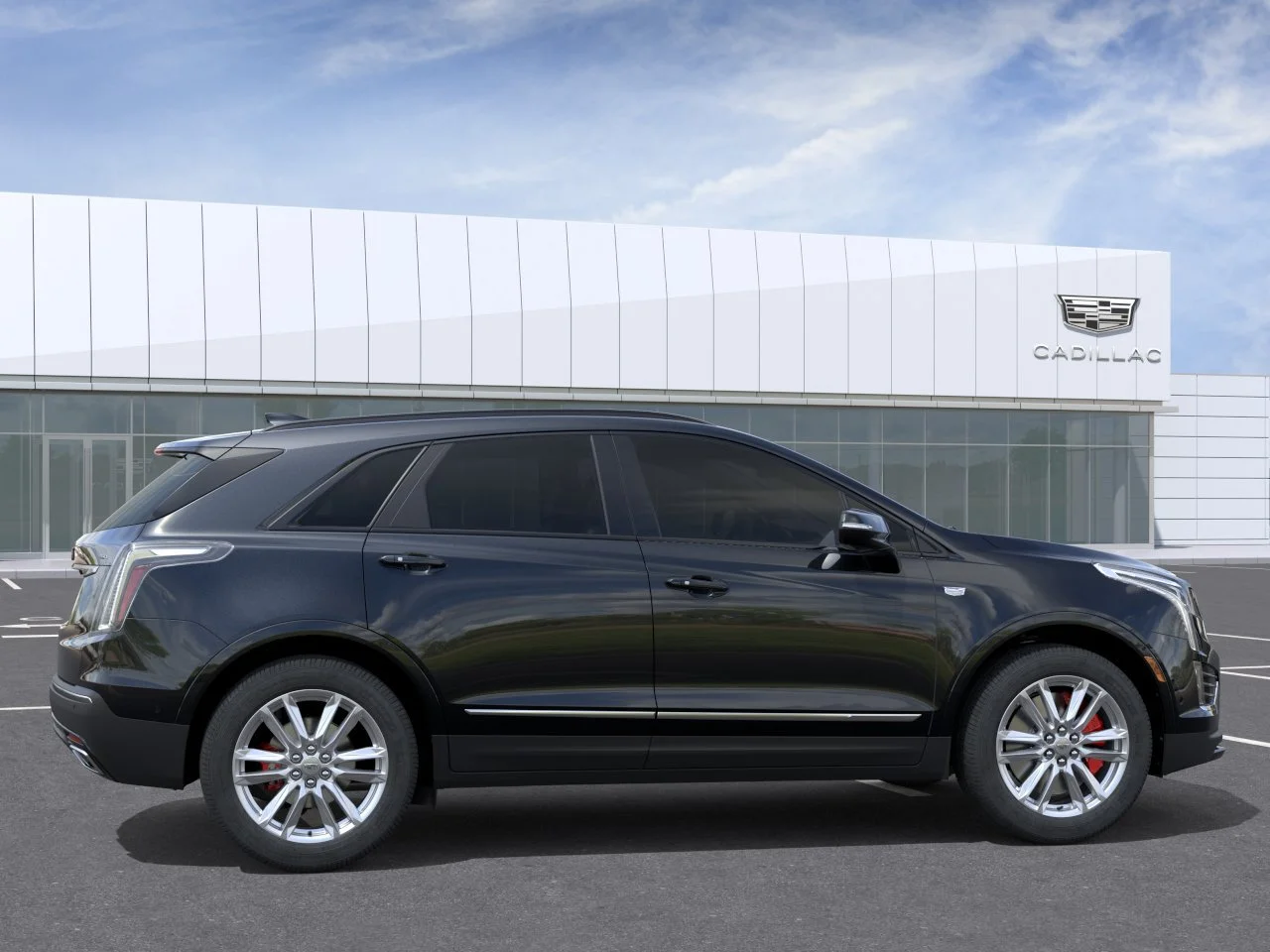 New 2026 Stellar Black Metallic Cadillac AWD Sport image 6