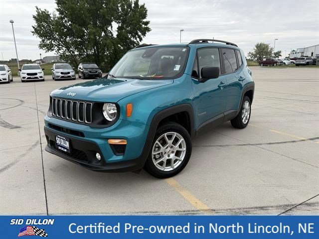 Used 2022 Bikini Metallic Clearcoat Jeep Latitude image 1