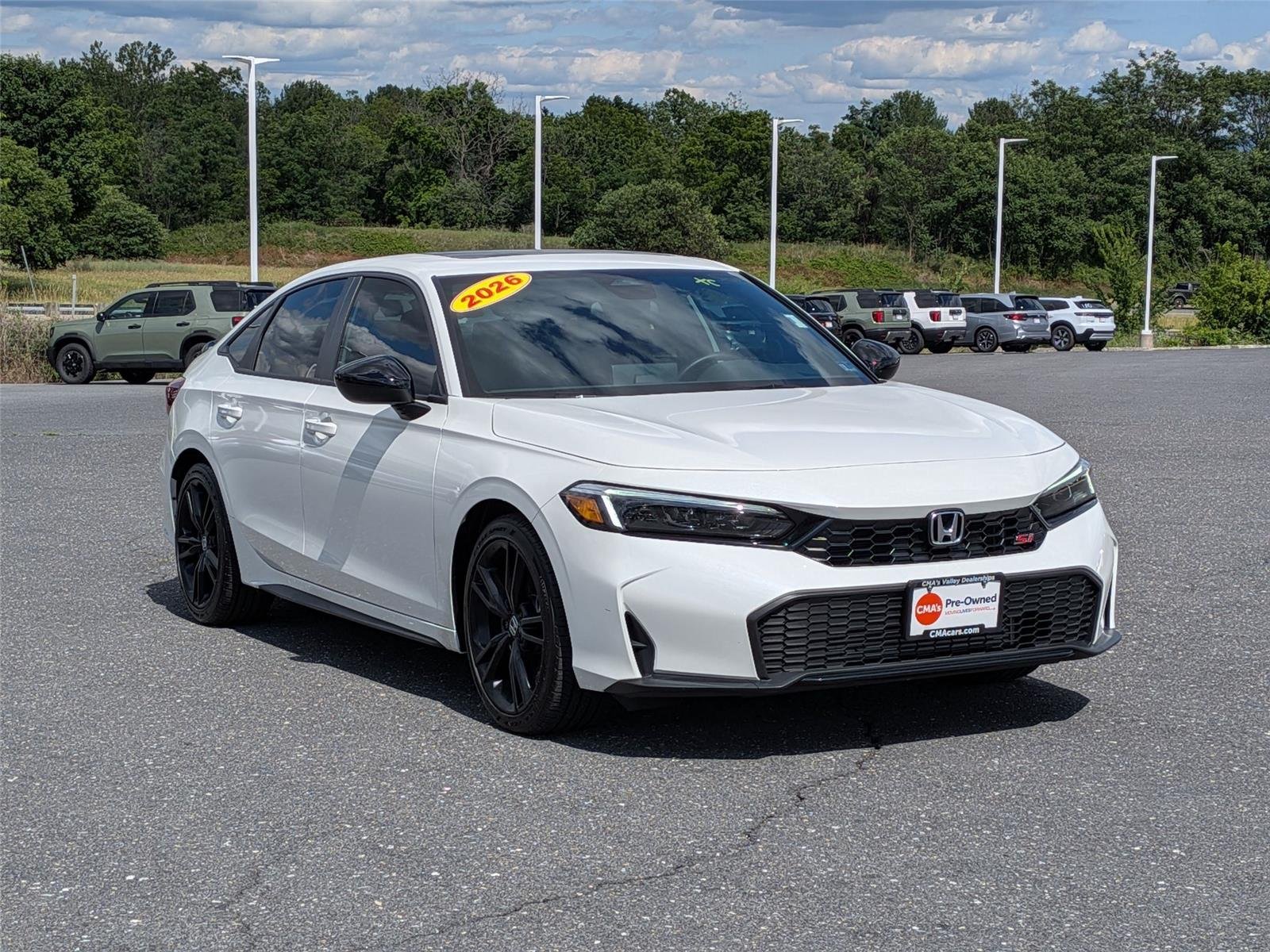 Used 2026 Platinum White Pearl Honda SI image 3