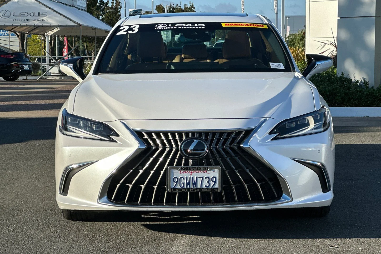 Certified Used 2023 White Pearl Lexus 300h Luxury image 6