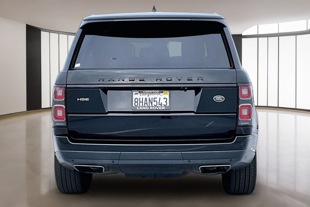 Used 2019 Santorini Black Metallic Land Rover 3.0L V6 Supercharged HSE image 5