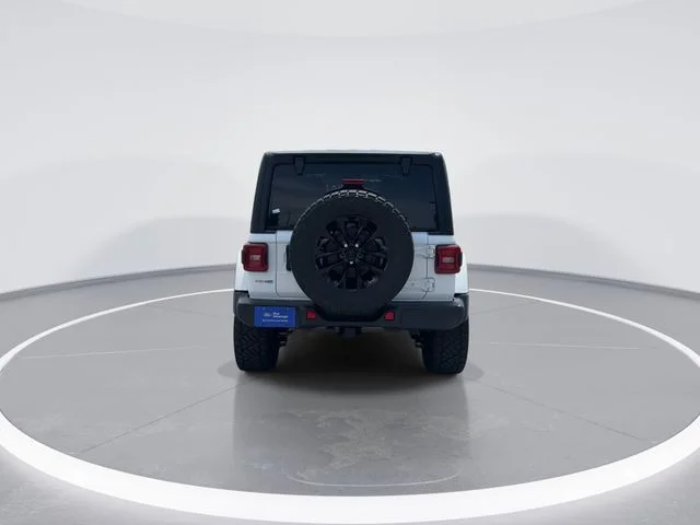 Used 2021 White Jeep Unlimited Sahara 4xe image 6