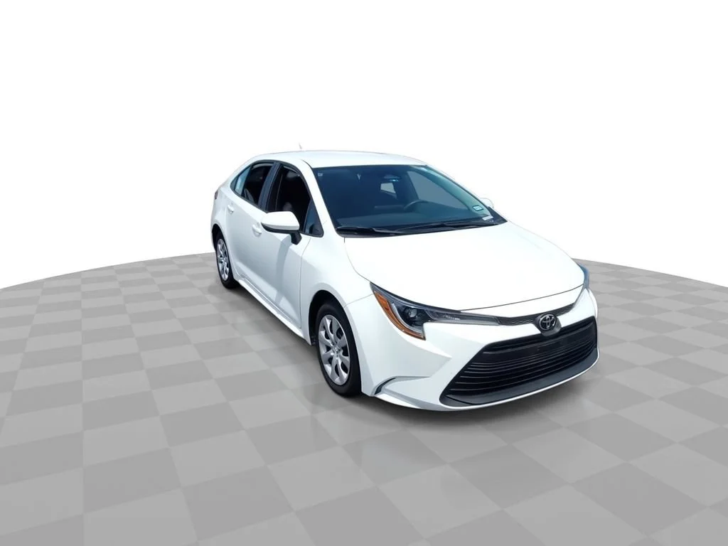 Used 2025 White Toyota LE image 2