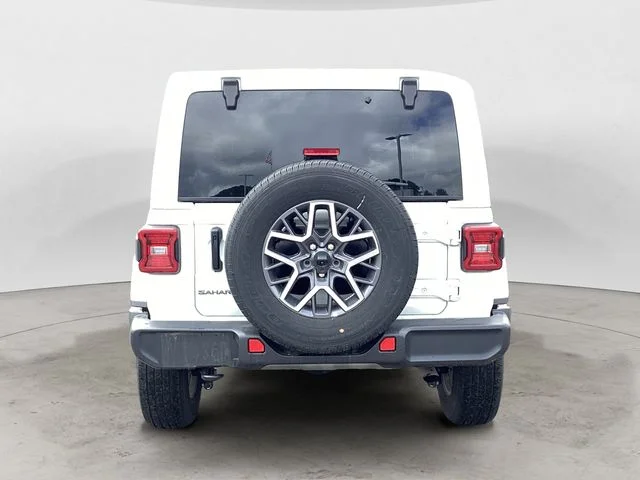 Certified Used 2025 Bright White Clearcoat Jeep Sahara image 4