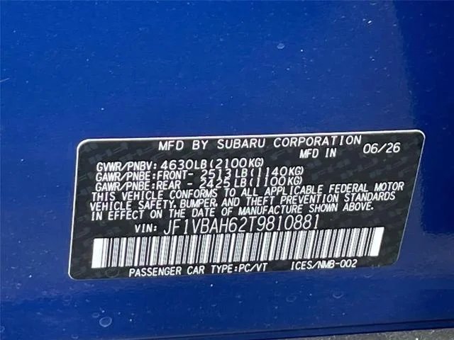 New 2026 WR BLUE PEARL Subaru Premium image 33