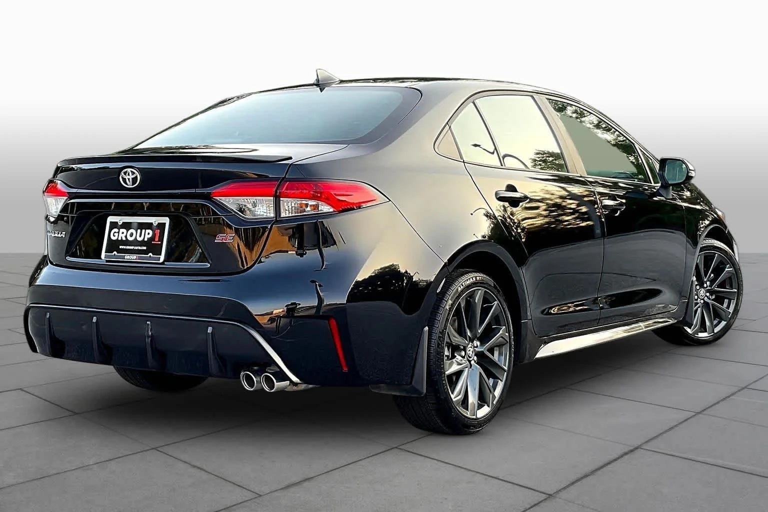 Certified Used 2025 Midnight Black Metallic Toyota SE image 13