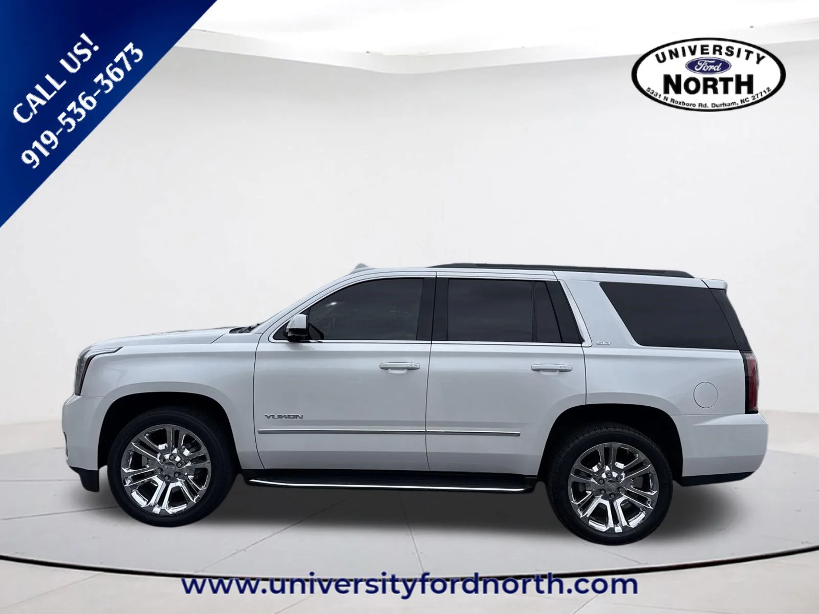 Used 2018 White Frost Tricoat GMC SLT image 4