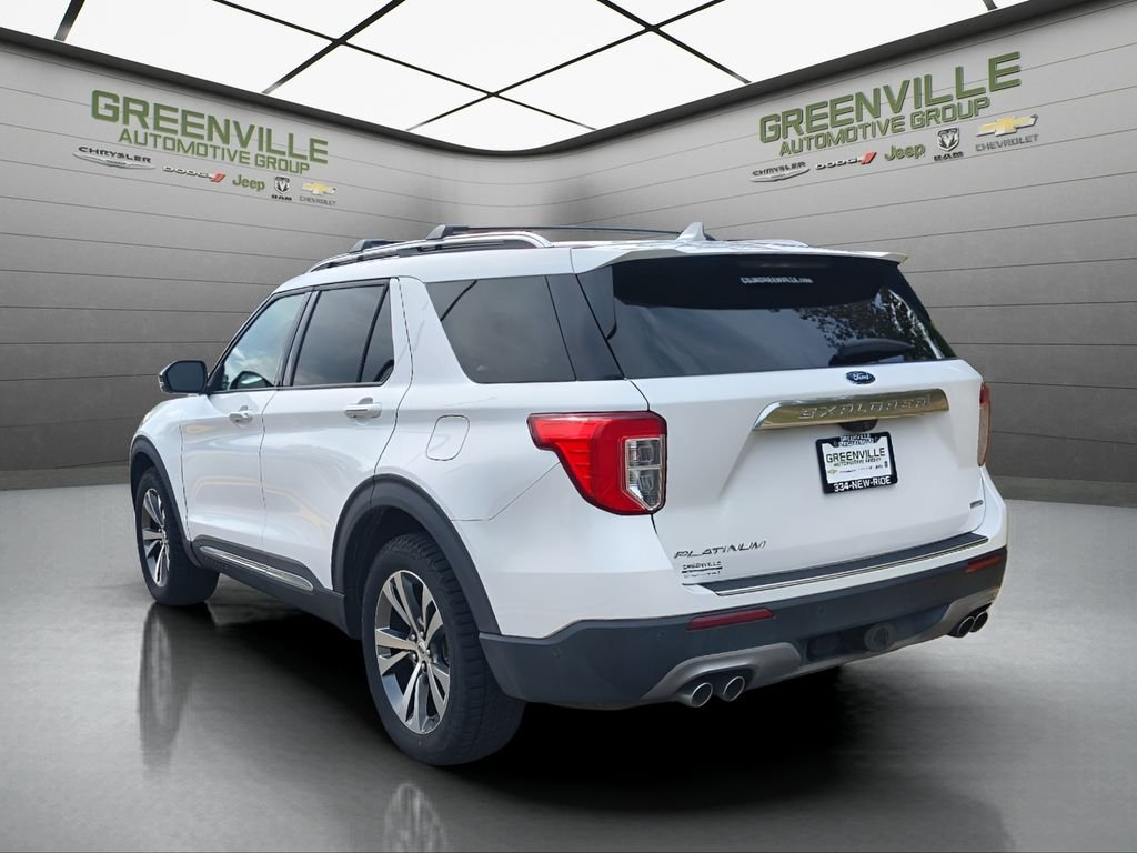 Used 2020 Star White Metallic Tri-Coat Ford Platinum 4WD image 5
