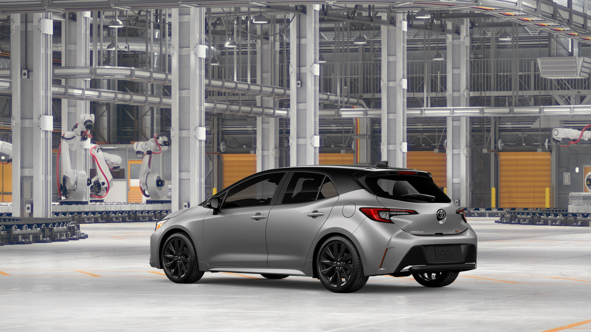 New 2027 Classic Silver Metallic with Black roof Toyota XSE image 6