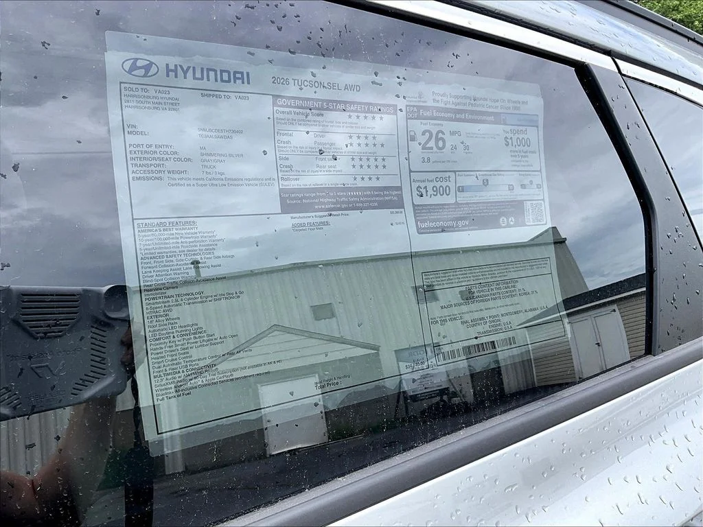 New 2026 Silver Hyundai SEL image 13