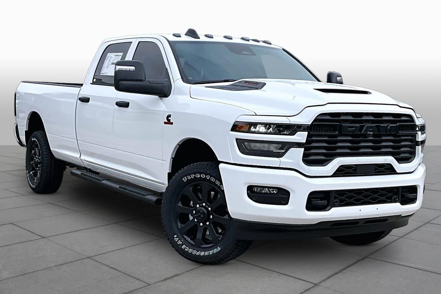 New 2026 Bright White Clearcoat RAM Black Express image 3
