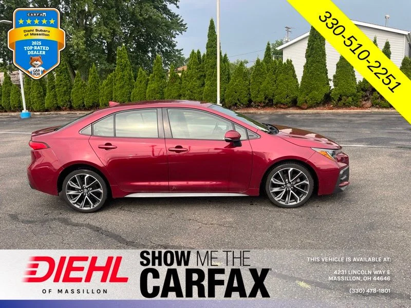 Used 2022 Red Toyota SE image 2