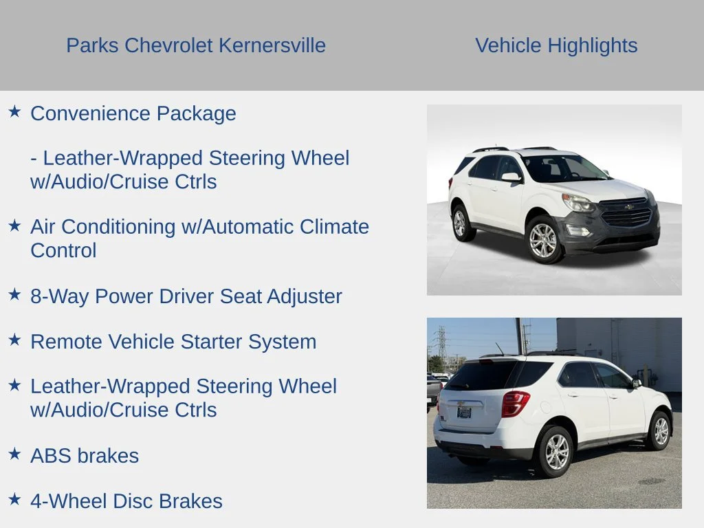 Used 2017 SUMMIT WHITE Chevrolet LT image 10