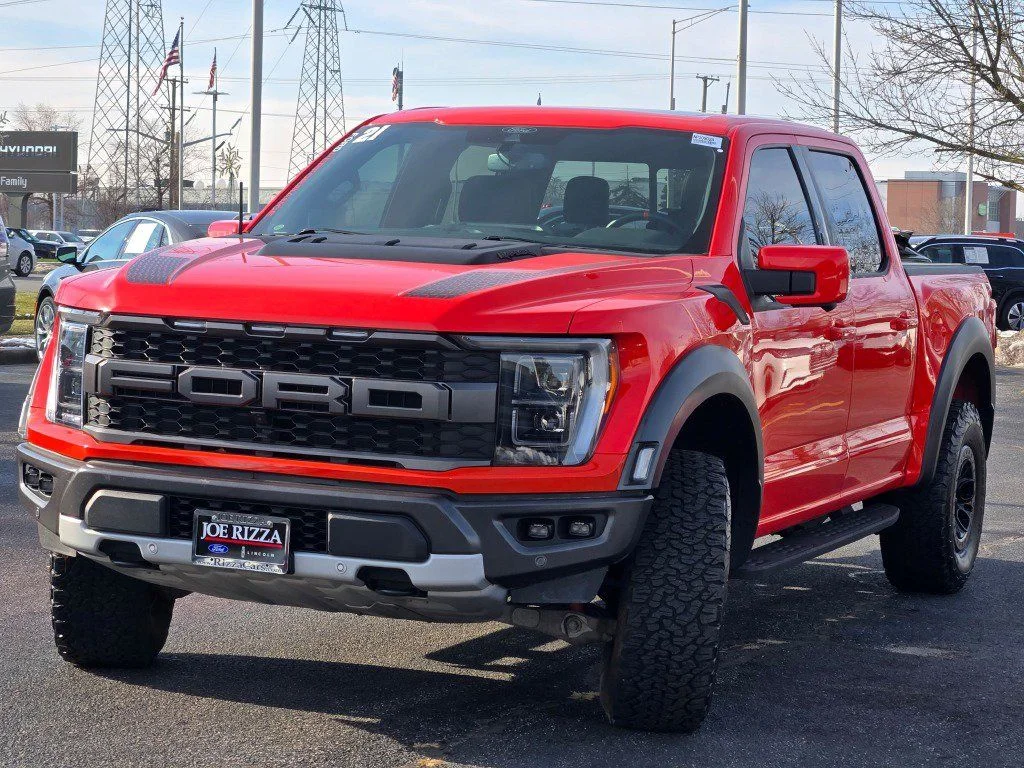Used 2021 Orange Ford Raptor image 4