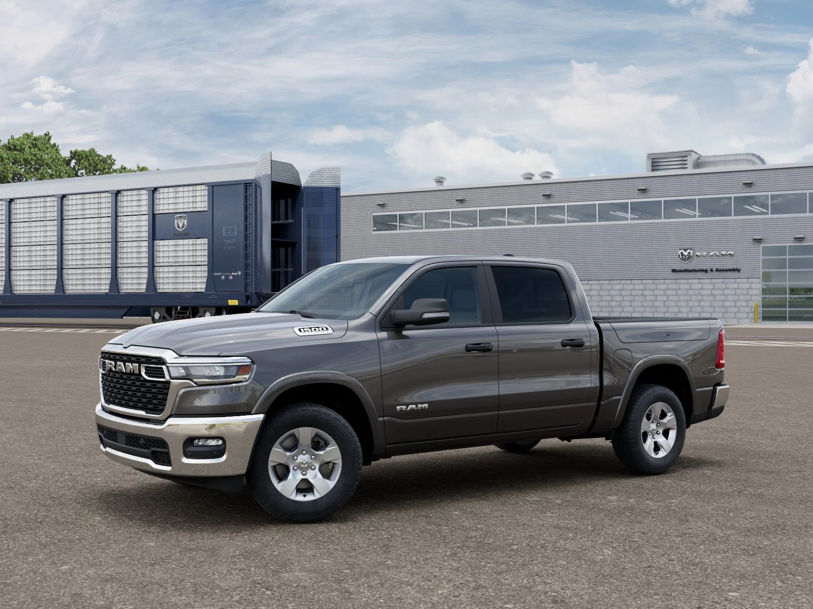 New 2026 Granite Crystal Metallic Clear-Coat Exterior Paint RAM BIG HORN image 1